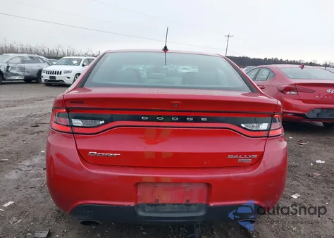 2013 Dodge Dart Rallye из США, поврежденный, VIN 1C3CDFBH4DD640853